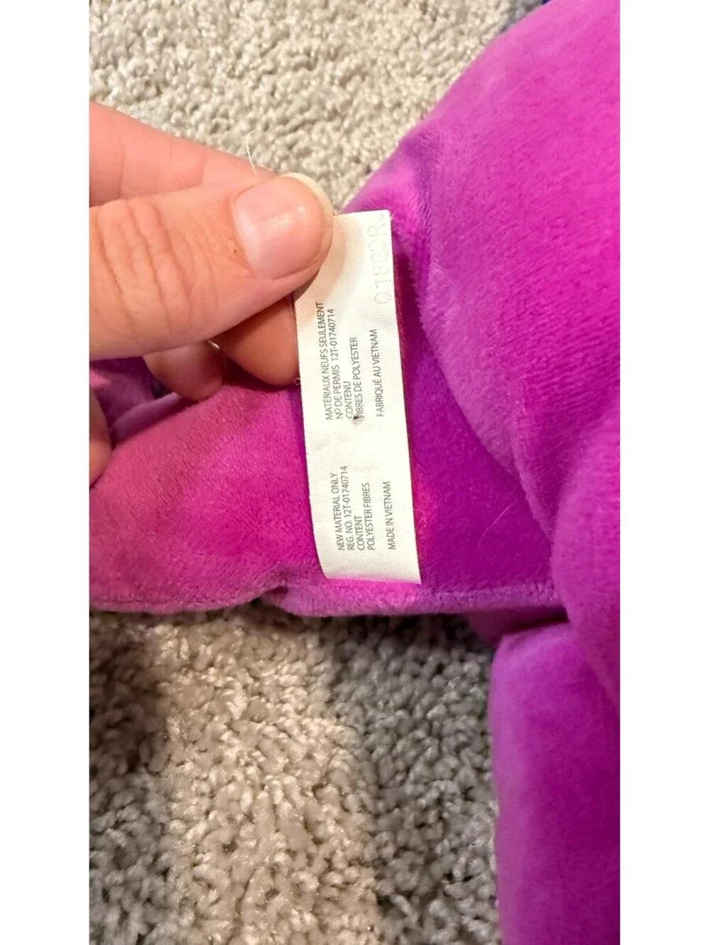 Barney the Dinosaur Plush Toy with Crossing Guard Hat
